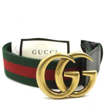 Gucci Men Belt excellent condition red-green Size 42