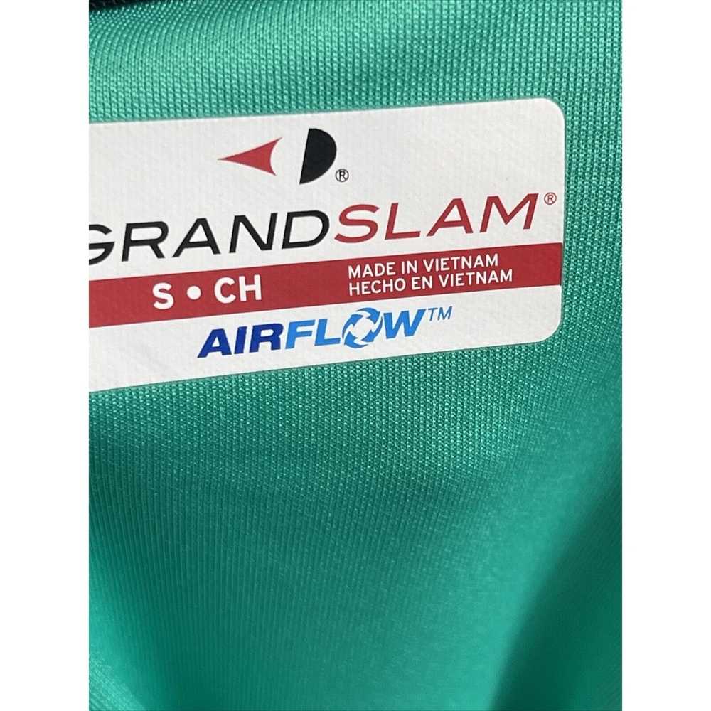 Grand Slam Golf Air Flow Green/Gray Polo Short Sl… - image 7