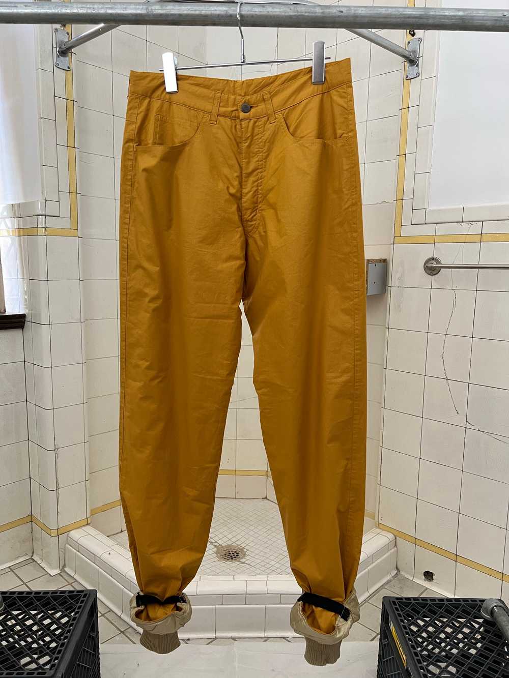 1980s Armani Yellow Ski Pants - Size M - image 1