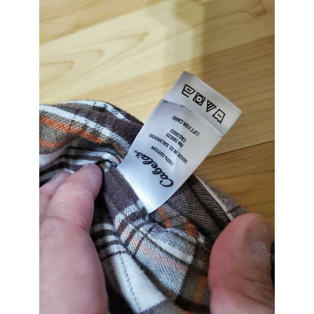 Cabelas Cabelas Shirt Mens XL Plaid Flannel Heavy… - image 4