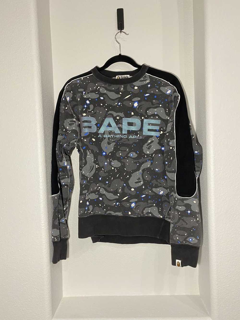 Bape BAPE Relaxed Space Camo Crewneck - image 1