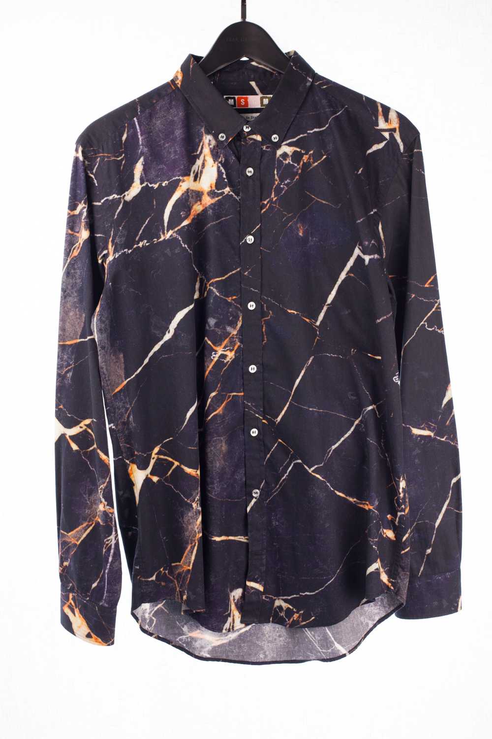 Marble Print Button Up - image 1