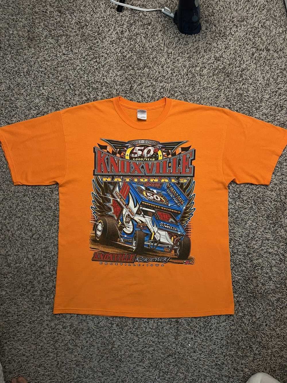 Vintage 10s+ White 26th Annual Chili Bowl Nationals Racing T-Shirt -  X-Large Cotton– Domno Vintage