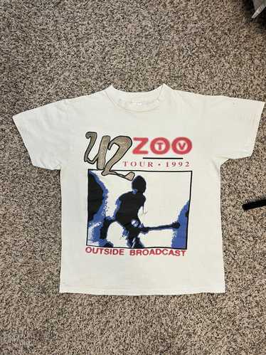Vintage Vintage 1992’s U2 Zoo TV Tour T-Shirt - image 1