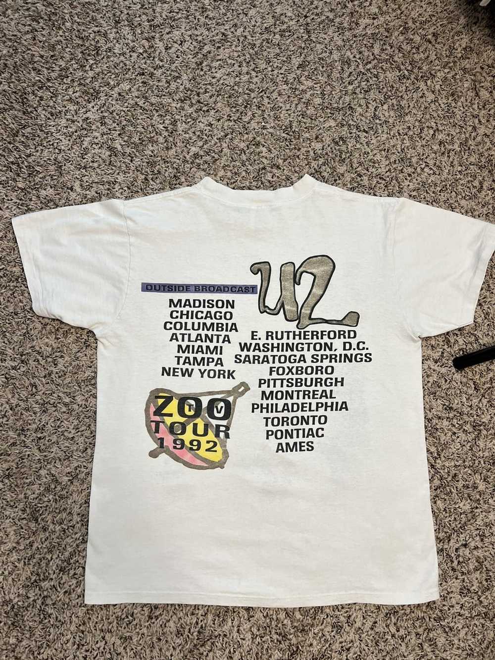 Vintage Vintage 1992’s U2 Zoo TV Tour T-Shirt - image 6