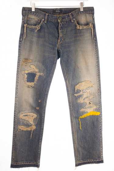 68 Distressed Denim Yellow