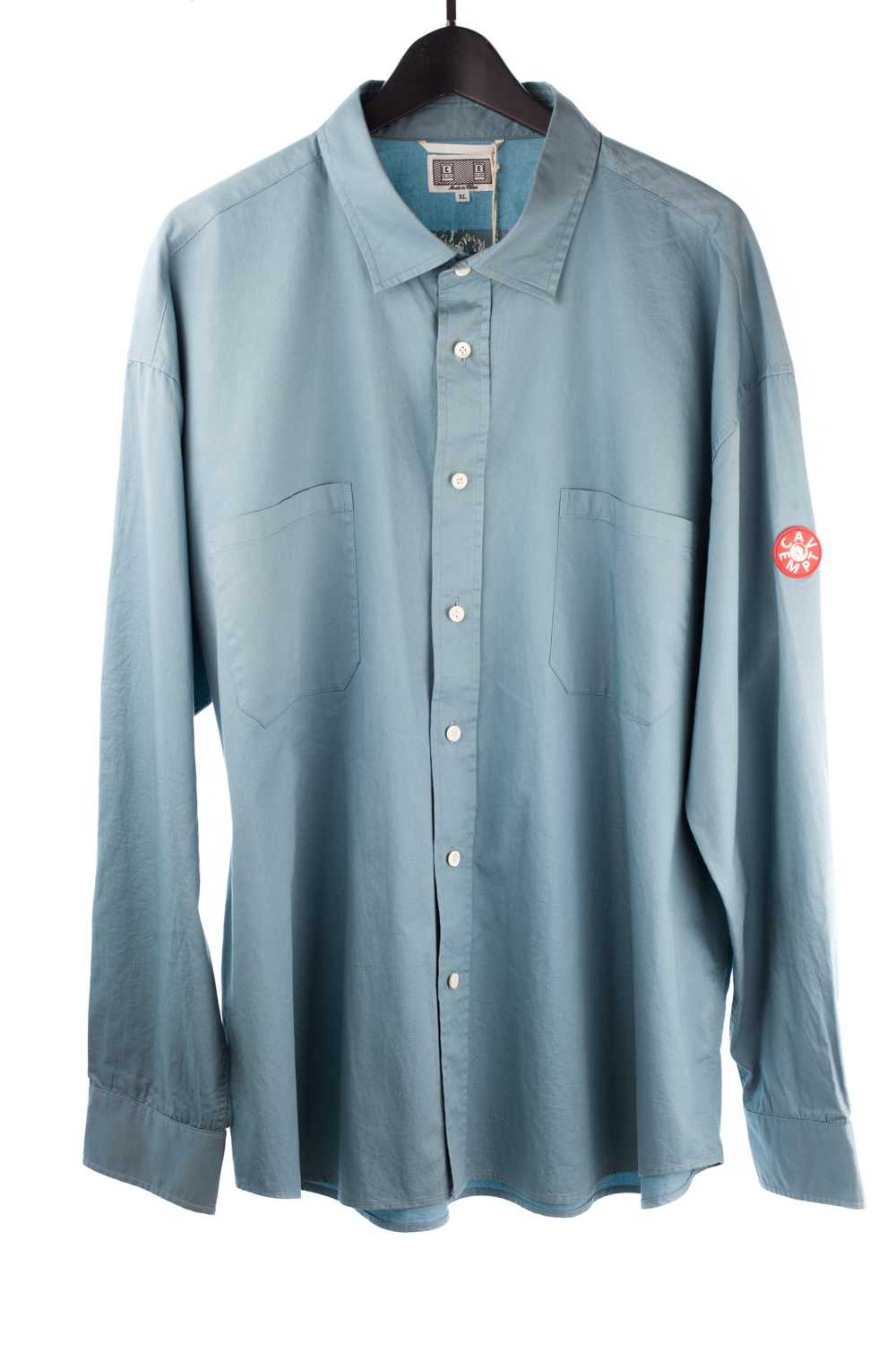 Double Pocket Cyan Button Up - image 1