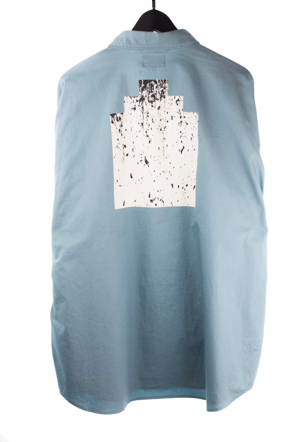 Double Pocket Cyan Button Up - image 2