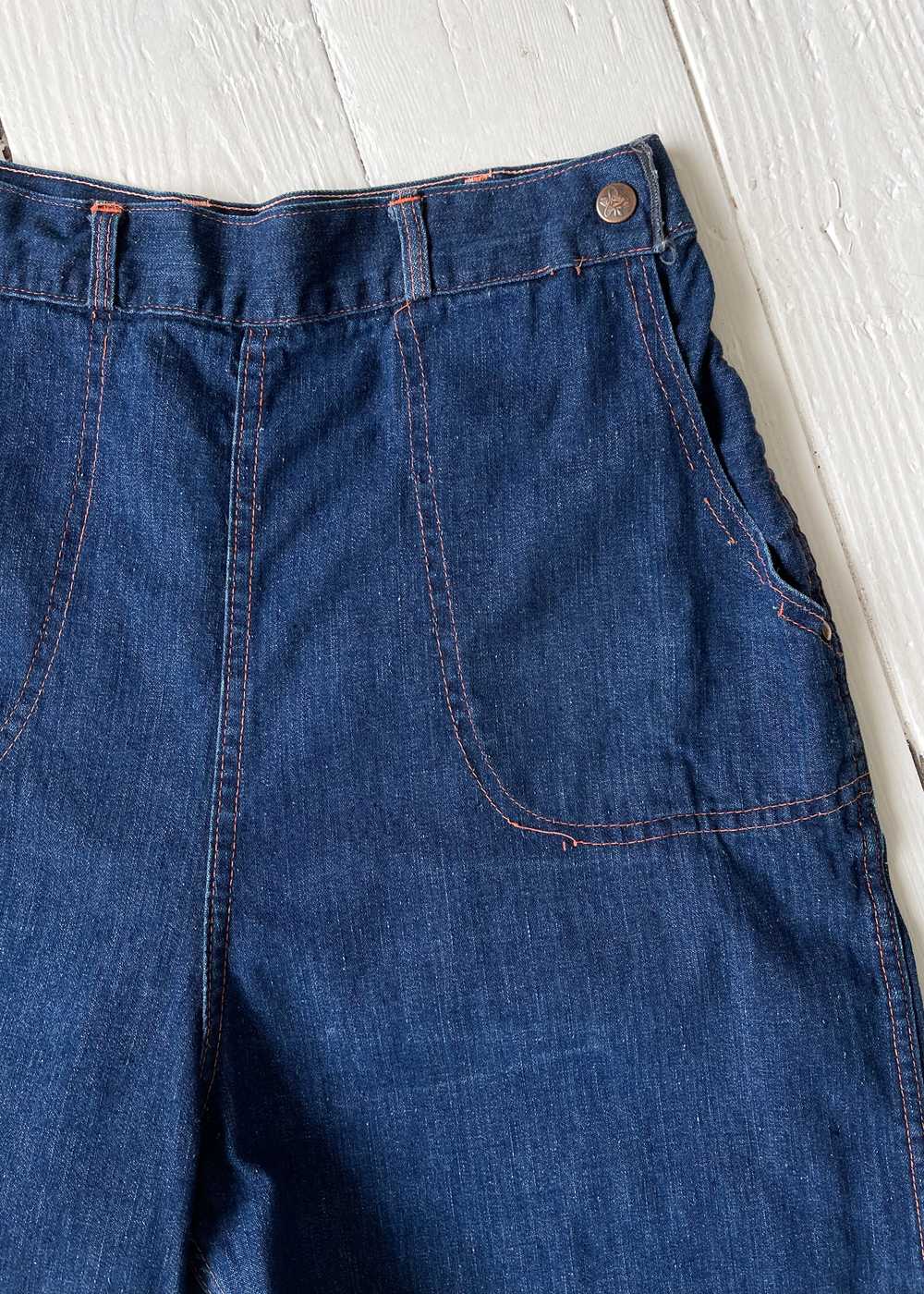 Vintage 1950s Side Zip Jeans - image 2