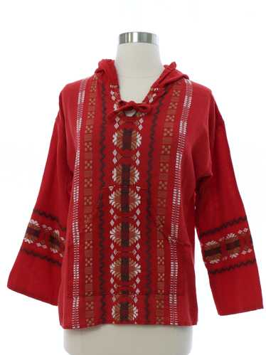 1980's Earthbound Womens Guatemalan Style Shirt J… - image 1