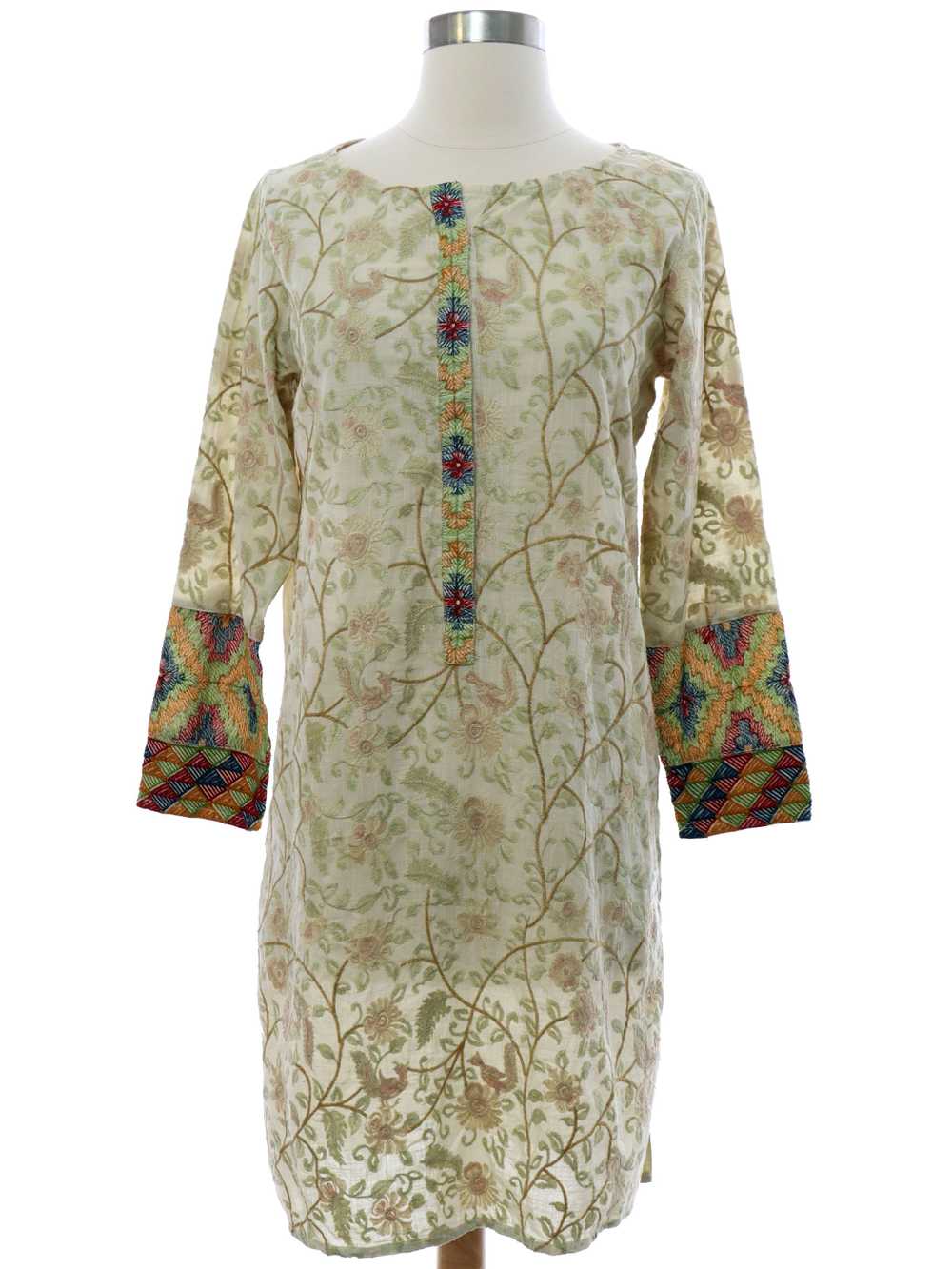1990's Salwar Kameez Style Overdress - image 1