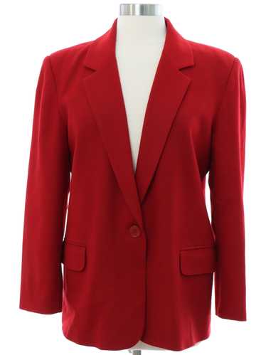 1980's Premier Womens Totally 80s Wool Blazer Jack