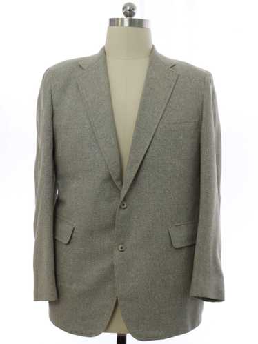 1970's Norm Thompson Mens Wool Tweed Blazer Style 