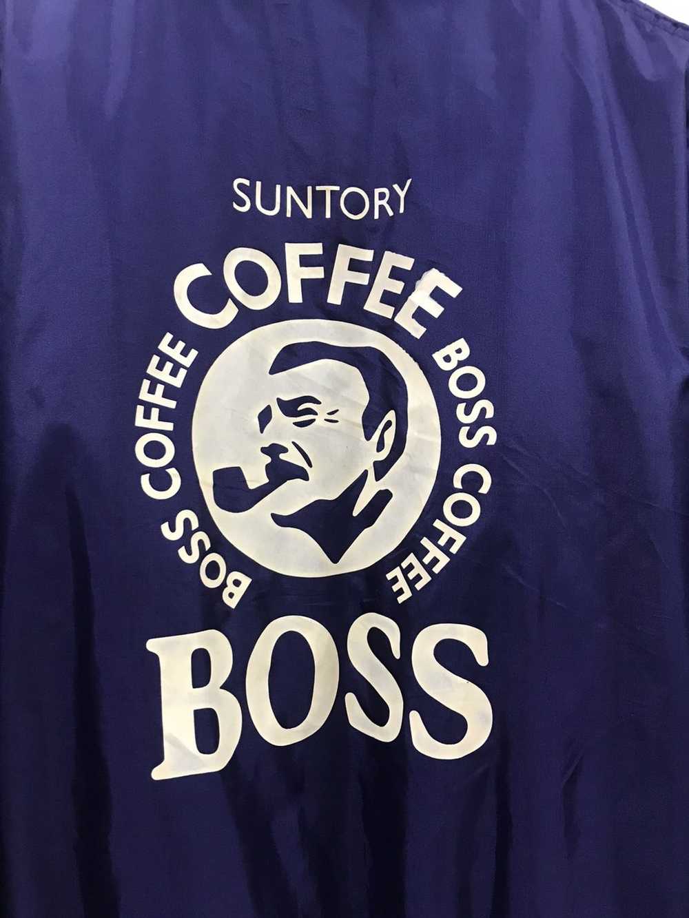 Japanese Brand Vintage Suntory Boss Coffee Bomber… - image 5