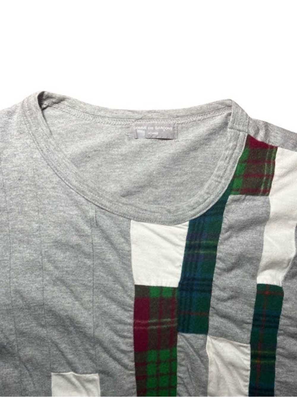 Comme des Garcons Homme Patchwork Flannel T-shirt - image 2