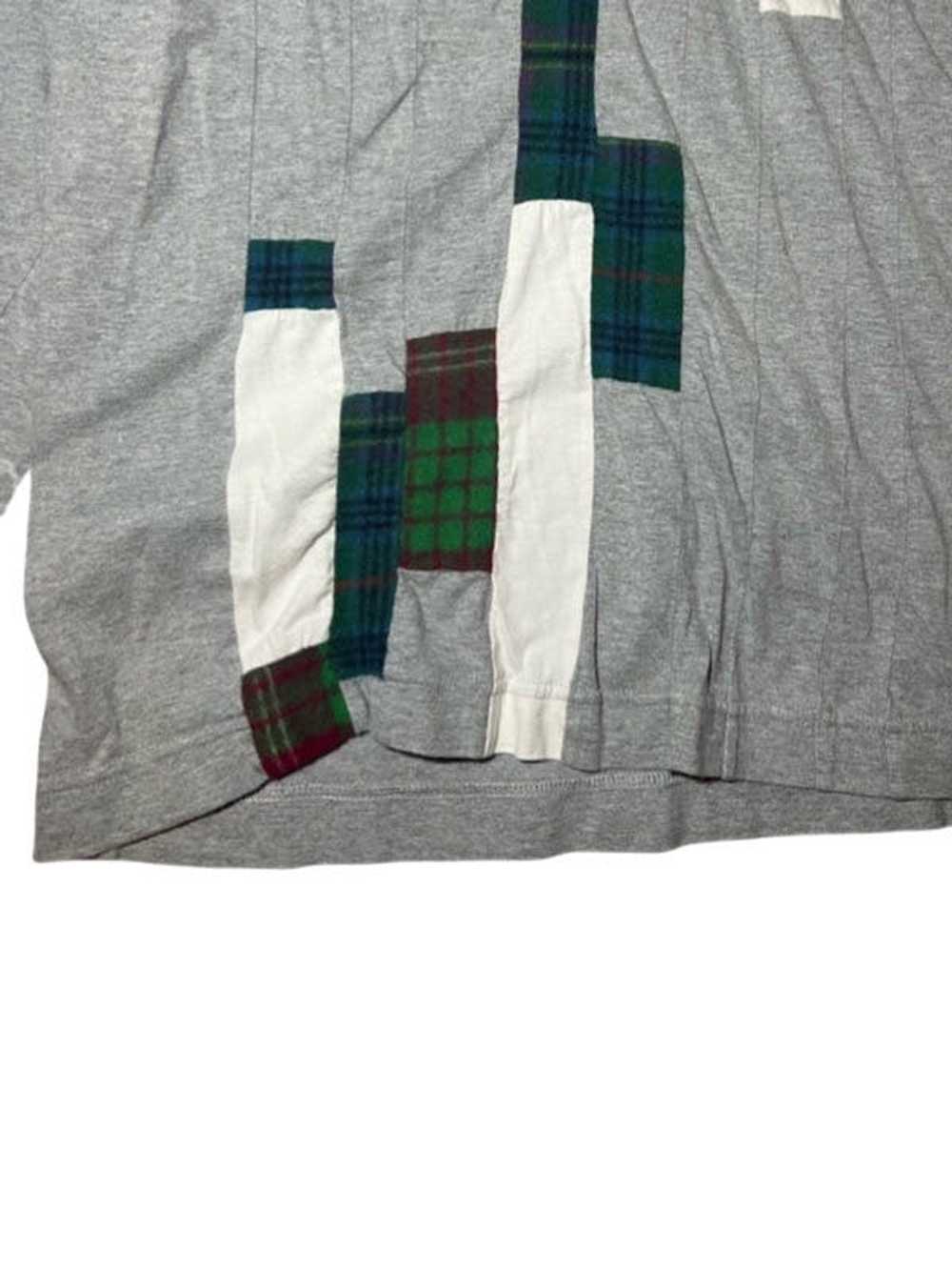 Comme des Garcons Homme Patchwork Flannel T-shirt - image 3