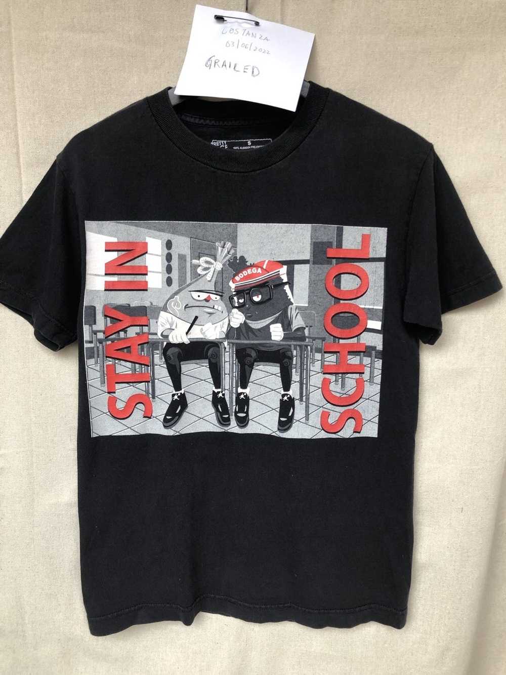 Bodega × Vintage “Stay in School” graphic tee - image 4