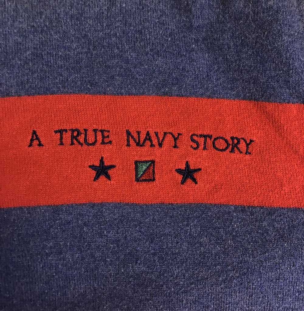 Streetwear × Vintage A TRUE NAVY STORY RED//GREEN… - image 2