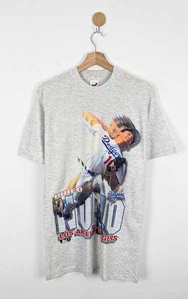 Vintage LA Dodgers Hideo Nomo T Shirt Made In USA, Men's Fashion,  Activewear on Carousell
