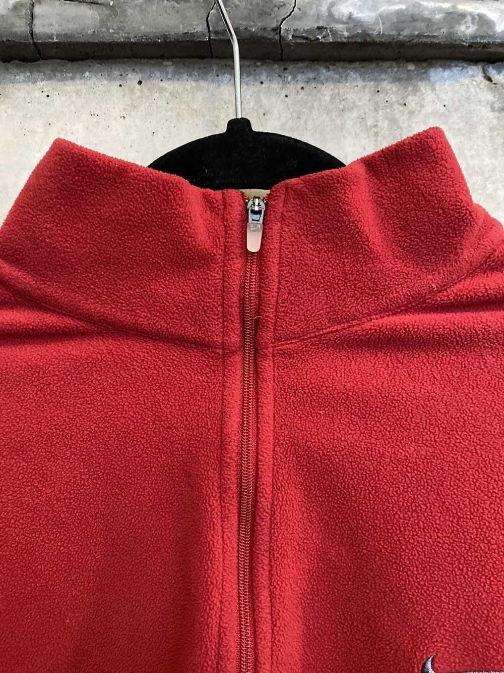 Nike Nike Quarter Zip Fleece (Red) Y2K era - image 4