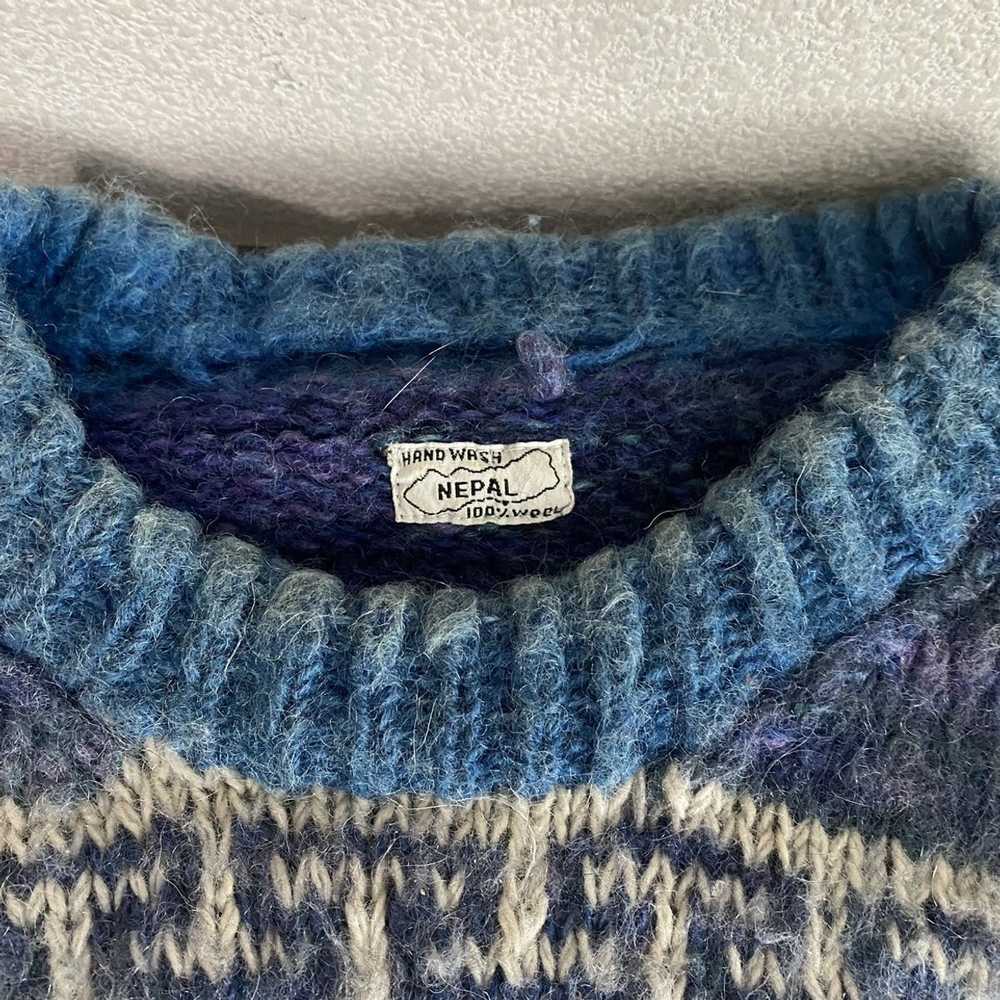 Vintage 100% WOOL SWEATER - image 2