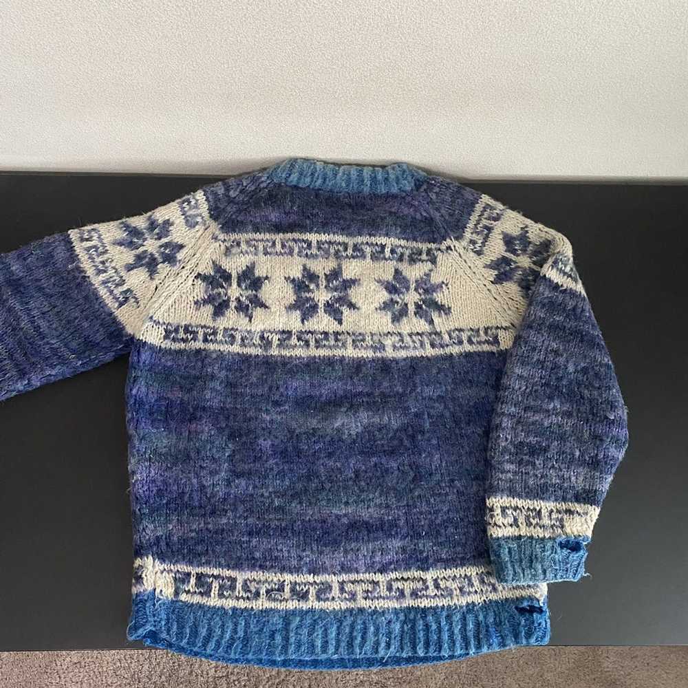 Vintage 100% WOOL SWEATER - image 3