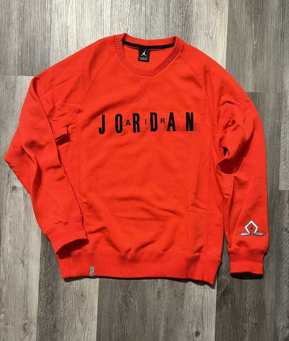 Jordan Brand Jordan Brand Air Jordan Red Crewneck… - image 1