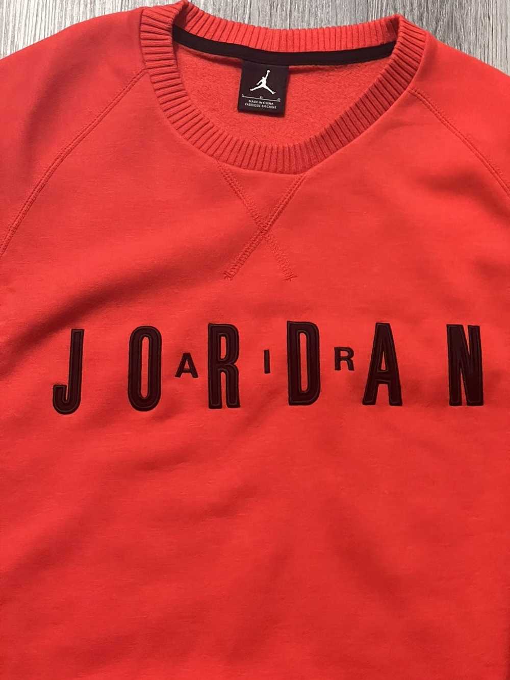 Jordan Brand Jordan Brand Air Jordan Red Crewneck… - image 2