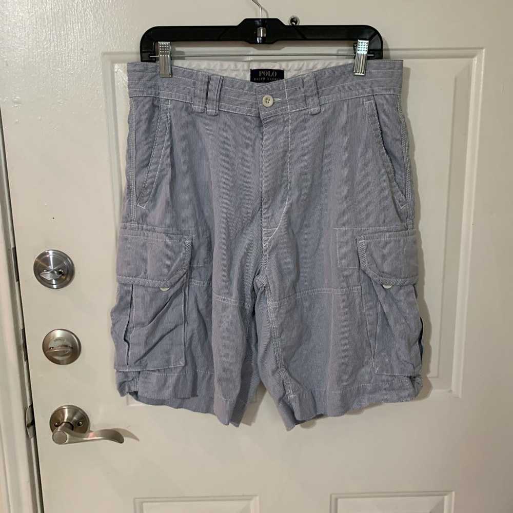 Polo Ralph Lauren Seersucker Cargo shorts - image 2