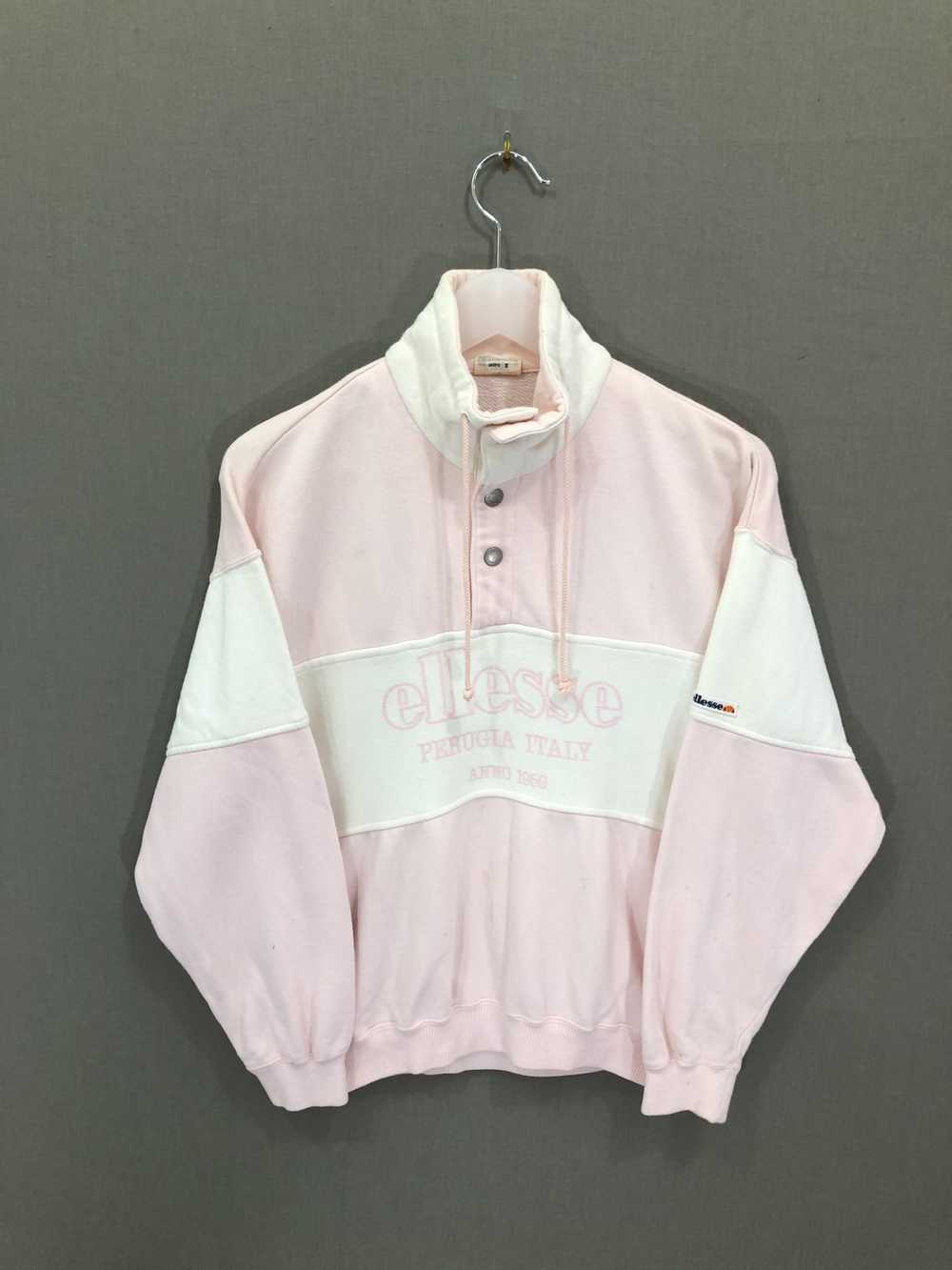 Ellesse × Vintage Vintage Ellesse Sweatshirt Pink… - image 1