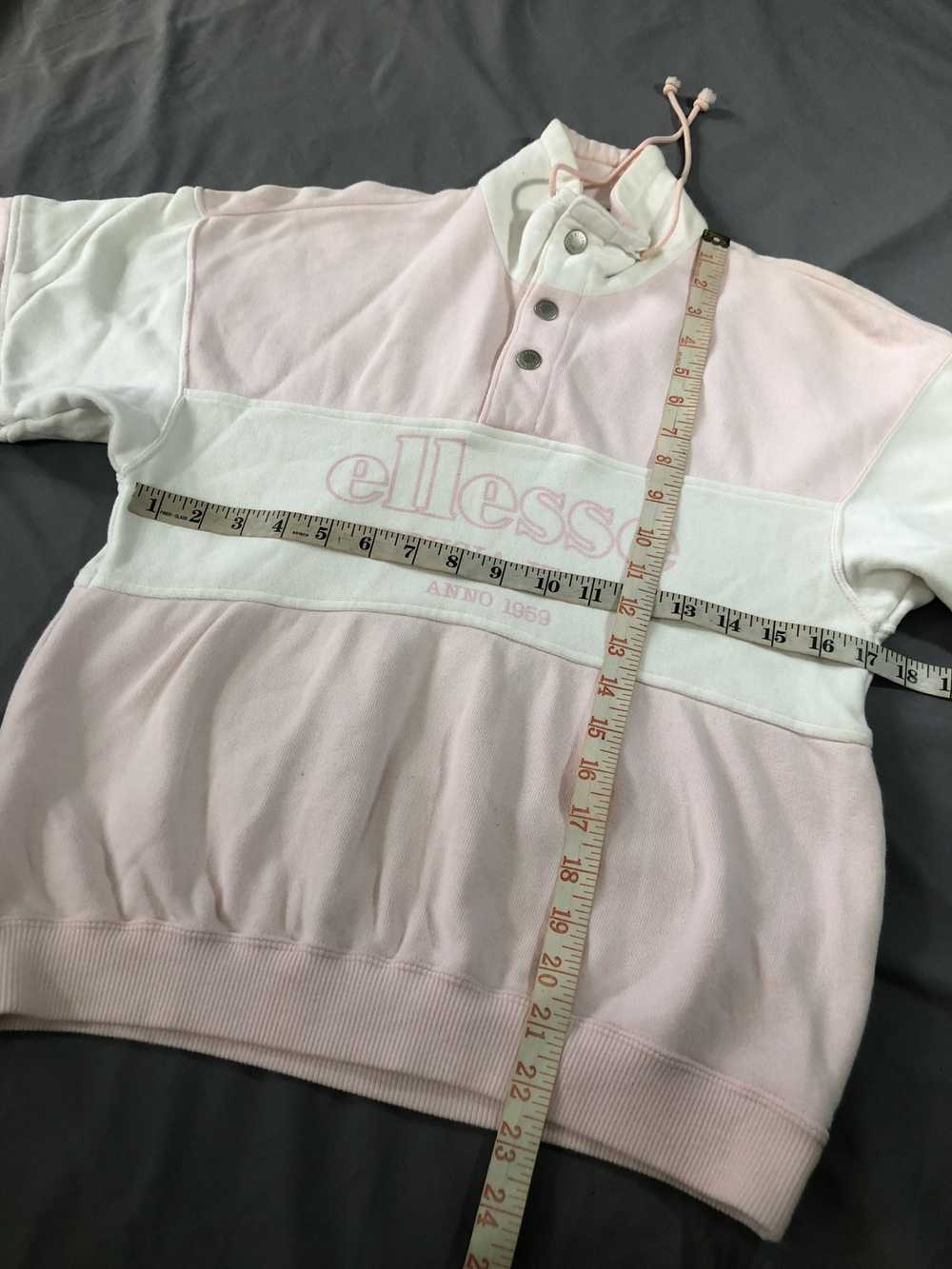 Ellesse × Vintage Vintage Ellesse Sweatshirt Pink… - image 4