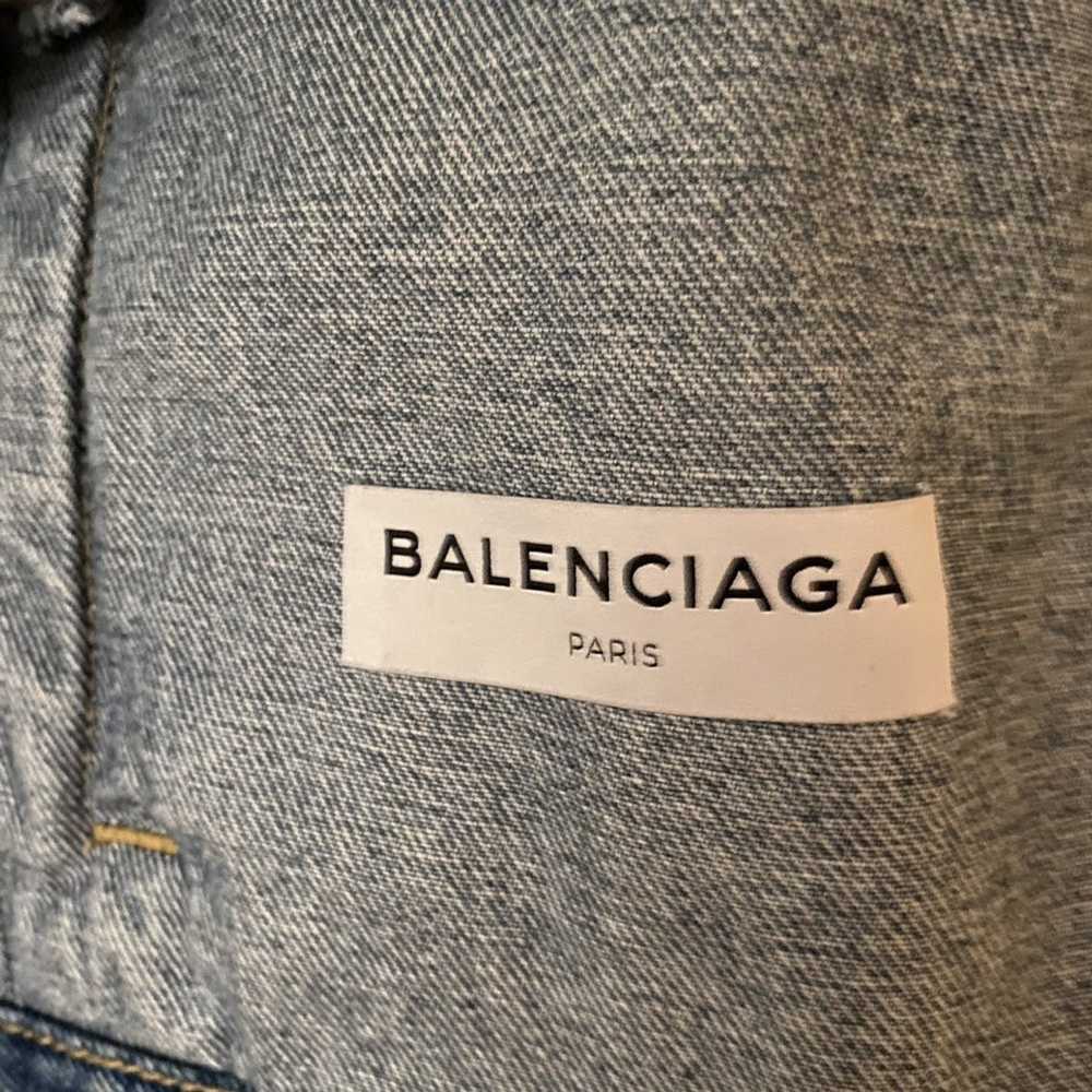Balenciaga Balenciaga Swing Denim Jacket Size 38 - image 4