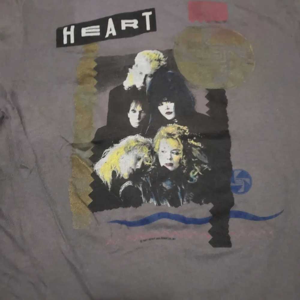 Hanes 1987 vintage Heart Bad Animals tour t-shirt - image 2