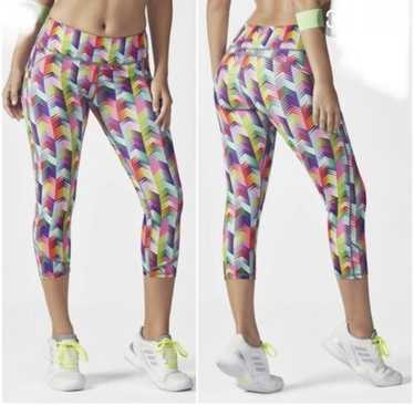 Fabletics Lima Capri XS Multi Chevron Legging Pan… - image 1