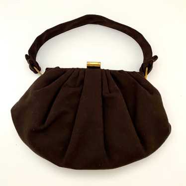 1940s Ingber Brown Handbag - image 1