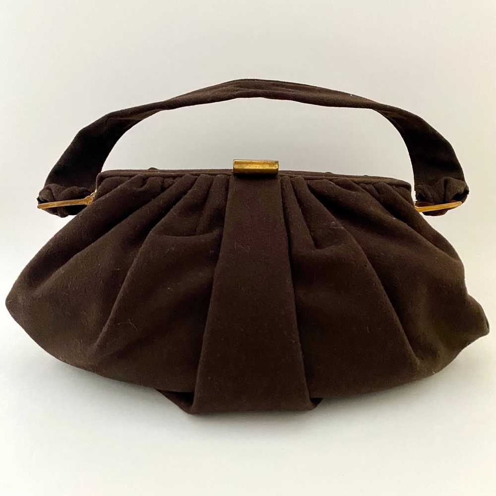 1940s Ingber Brown Handbag - image 2