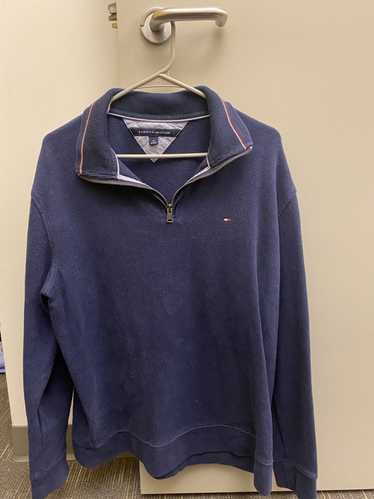 Tommy Hilfiger Blue Tommy Hilfiger Quarter Zip Swe