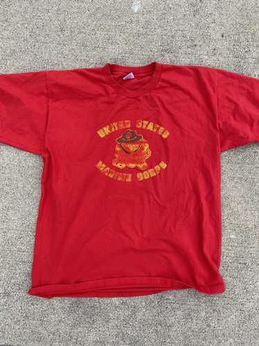 Usmc × Vintage Vintage 80s Marines Bulldog T Shirt