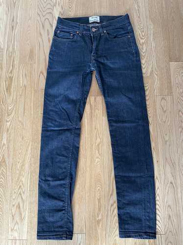 Acne Studios Acne Ace Stretch Raw Indigo Jean