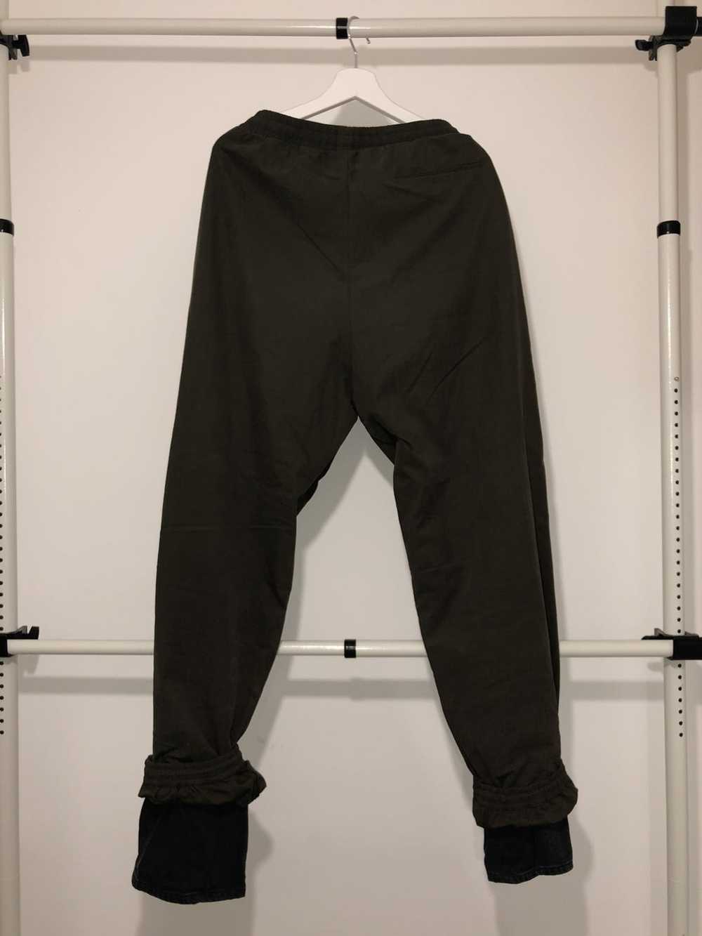 Y/Project Y/PROJECT SS19 DENIM CUFF TRACK PANTS - image 3