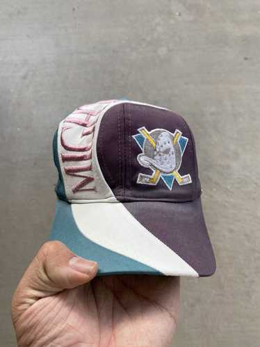 90's Anaheim Mighty Ducks CCM NHL Snapback Hat – Rare VNTG