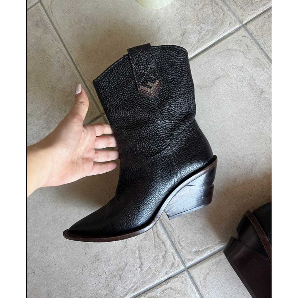 Fendi Cowboy leather ankle boots - image 5