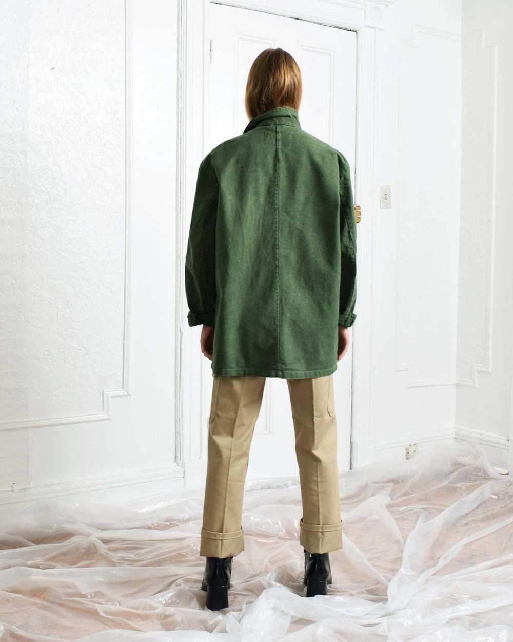 Vintage Army Green Chore Jacket - image 4