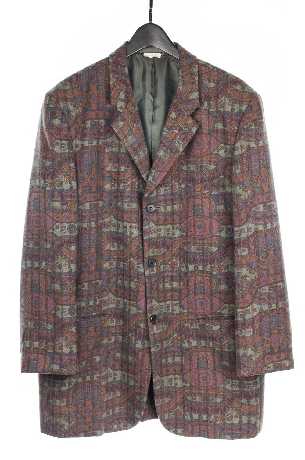 FW01 Pattern Herringbone Blazer - Gem