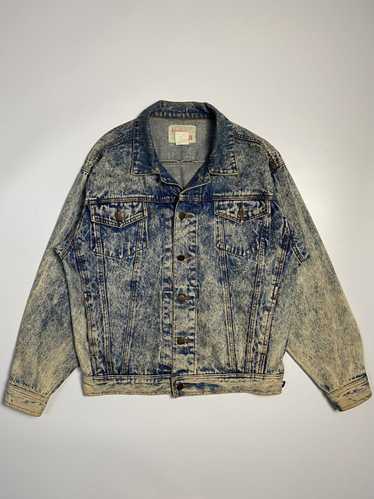 JourneyvintageCo Stunning Embellished Vintage Jag Denim Jacket 80s