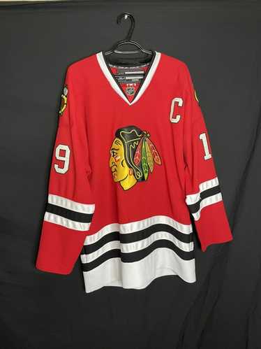 Reebok Chicago Blackhawks Tony Esposito Youth Red Premier Jersey w/ Authentic Lettering S/M = 6-10