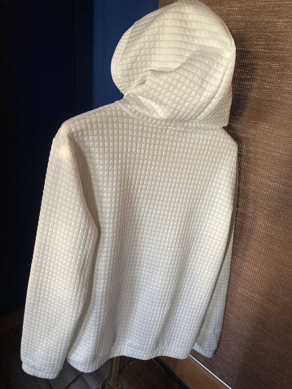 Vintage White design 3D block hoodie - image 2