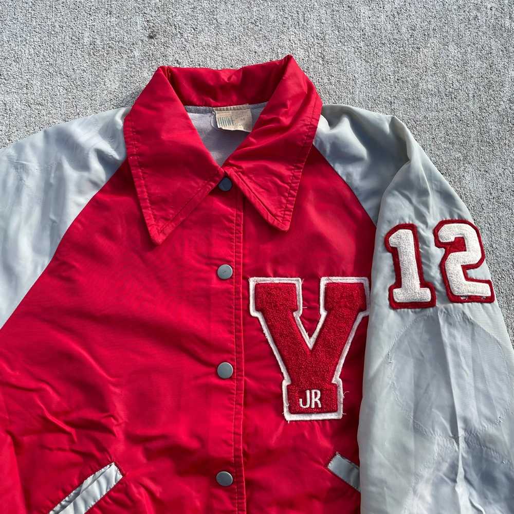 Made In Usa × Varsity Jacket × Vintage 80’s High … - image 2