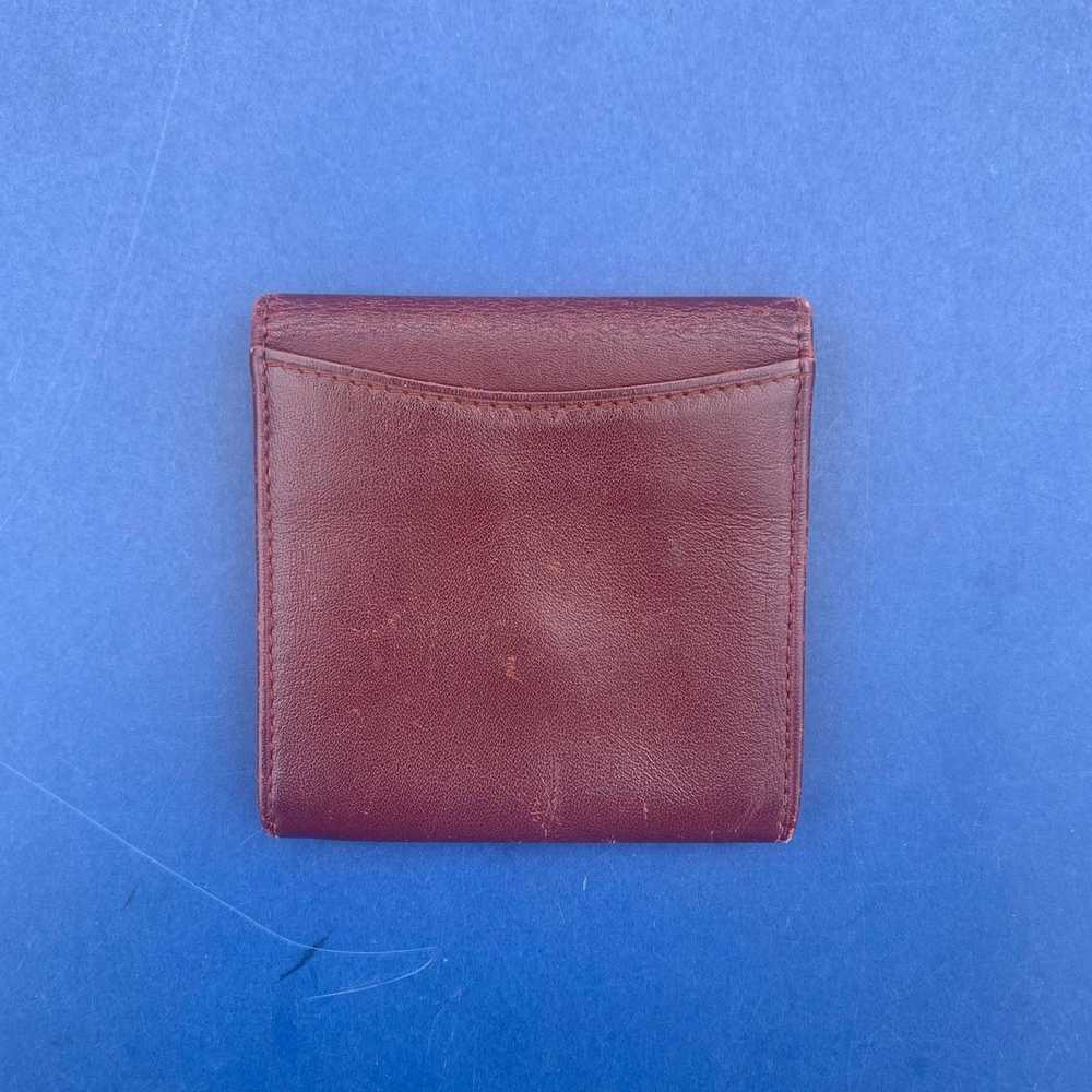 Cartier Cartier Red Leather Coin Wallet - image 4