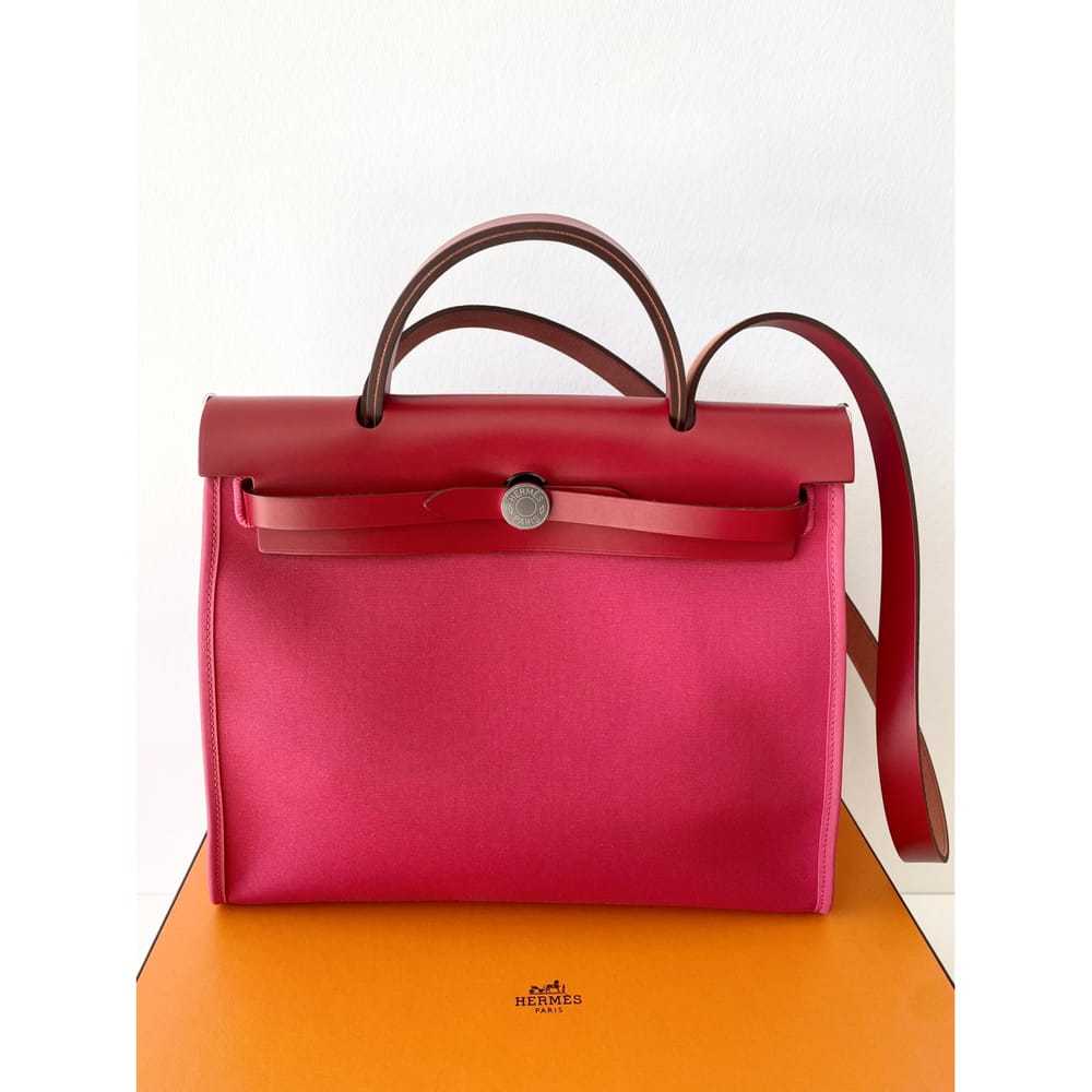 Hermès Herbag cloth handbag - image 5